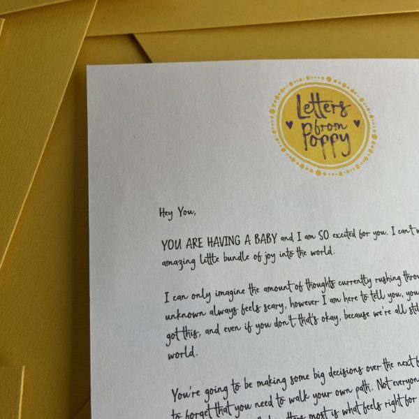 Letter for Expectant Parents – A Thoughtful Baby Shower & Pregnancy Gift - Image 2