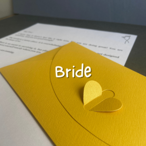 Letter for the Bride on her Wedding Day