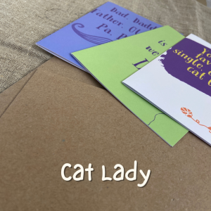 Cat Lady Card Cover