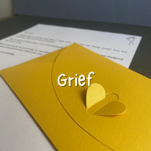 Grief Letter. Grief Recovery Letter