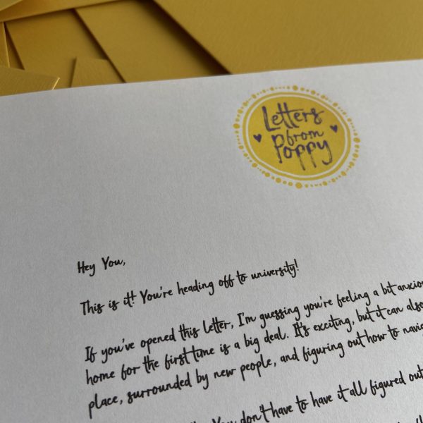 Heading to University Letter – A Personalised Keepsake for Life’s Big Moments - Image 4