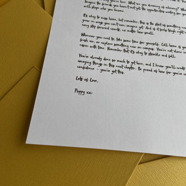 Heading to University Letter – A Personalised Keepsake for Life’s Big Moments - Image 5