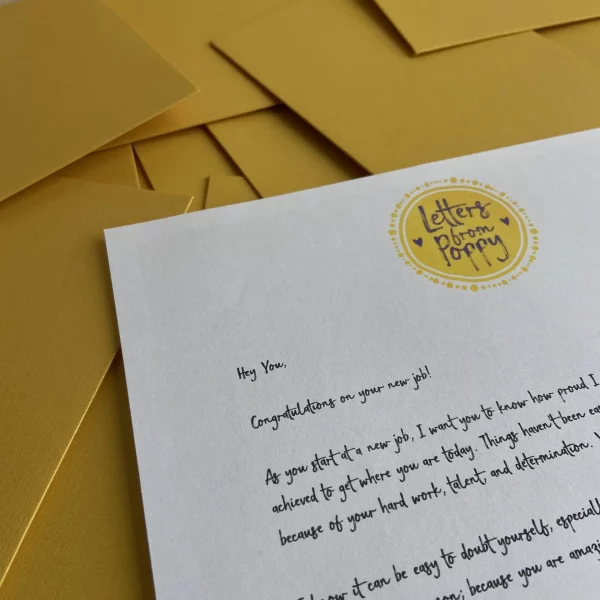 New Job Letter – Encouraging Gift for Career Change & Life’s Big Moments - Image 3