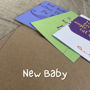New Baby Greeting Card Cover