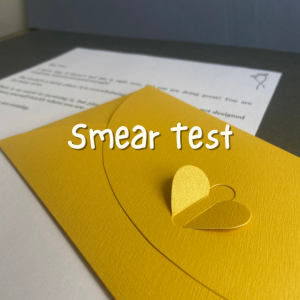 Smear Test Digital Letter