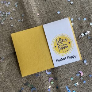 Pocket Poppy Mini Letter of Support and Comfort