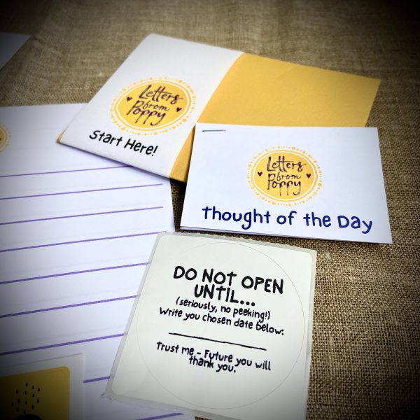 Contents of Letter Writing Kit for Grief