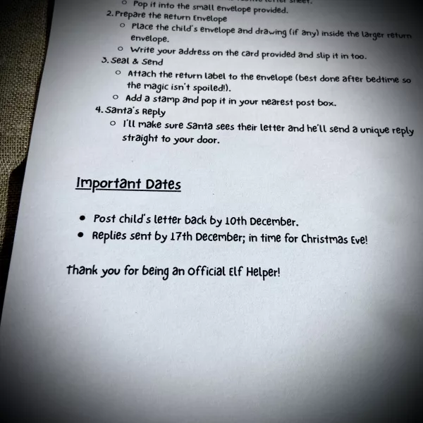 Personalised Letter from Santa - Image 6