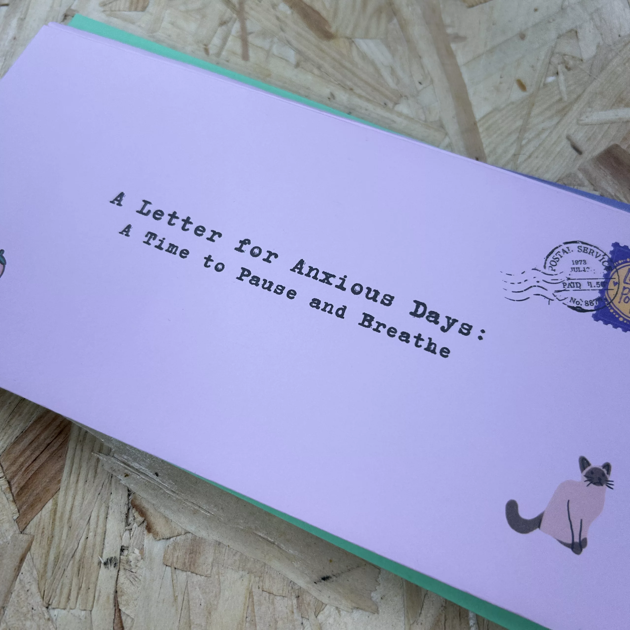 A Letter for Anxiety