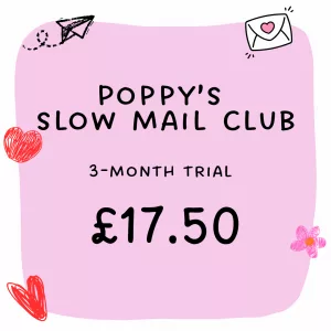 Slow Mail Club 3-month Trial Package