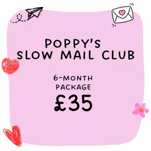 6 months Slow Mail Club Subscription