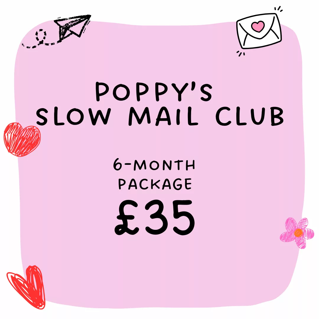 6 months Slow Mail Club Subscription